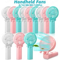 6/12/24/48Pcs Wedding Fans Wedding Souvenirs for Guests Personal Handheld Fans Bulk Bridal Shower Beach Wedding Favor