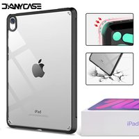 For iPad mini 6 7 Case 10.2 9/8/7th Generation 9.7 5/6th Air 4/5 10.9 10.5 Pro 11 2022 10th 10.9 Silicon Transparent Cover Funda
