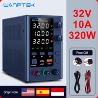 Wanptek alimentation cc réglable 30V 10A LED banc de laboratoire Source d'alimentation interrupteur stabilisé régulateur de tension d'alimentation 60V 5A