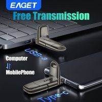 Eaget 1000MB/s Solid State Pen Drive USB3.2 Gen 2 Type C Flash Drive 1TB 512GB 256GB 128GB Pendrive for PC Smartphone Tablet