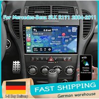 4+64G 9-Zoll Auto-Stereoanlage für Mercedes-Benz SLK R171 2004-2011 2Din Android15 GPS-Navigation mit Carplay/Android Auto