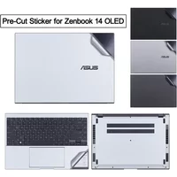 Anti Fingeprints Pre-Cut Vinyl Laptop Decal Sticker Film Cover for ASUS Zenbook 14 OLED 2023 UM3406 UX3404 UX3405 UX3402 UM3402
