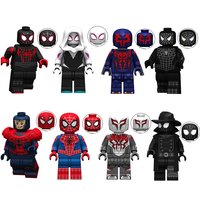 Marvel Avengers 3D Superhero Spider Man Personalized Creative Cartoon Building Block Toy Children's Holiday Gift