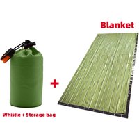Waterproof Mylar Emergency Blanket Lightweight Portable Survival Shelter Sleeping Bag for Outdoor Camping Hiking Travel