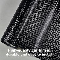 High-quality Meta-universe Rice Carbon Pattern Automotive Sticker for Car Tuning Stickers Car Vinyl Wrap Decals for Vehicle Film