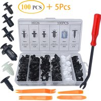 100pcs Mixed Car Plastic Clips Auto Fixing Door Closer Pin Removing Retainer Rivet Screws Disassembly Tools For Removal Products