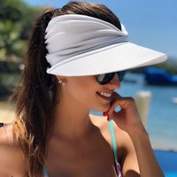 2026 New Beach Sunshade Hat Sun Protection Hat Tanning Sunscreen Outdoor Surfing Sports Swimming Cap Outdoor Quick-drying Hat