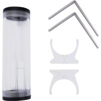 160x50mm Water Cooling Tank G1/4 PC Water Tank Reservoir Acrylic Cylinder Water Reservoir for Computer Water Cooling System