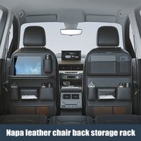 1pc car supplies car seat back storage bag car seat back folding dining table multifunctional storage box storage supplies
