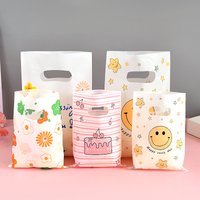 20pcs Cute Gift Plastic Bags Small Boutique Storage Candy Packaging Bag DIY Creative Party Supplies Xmas New Year Festival Decor