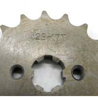 Front Sprocket Cog 17T 428 Steel for Pit Bike 110cc 125cc ATV Quad Drive Chain Upgrade Parts