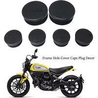 For Ducati Scrambler 400 800 2014 2015 2016 2017 2018 2019 Fairing Screws Frame Hole Cap Cover Plug Decor Frame Cap Set 6pcs