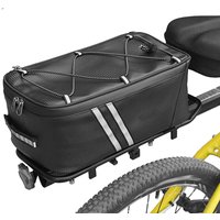 Bike Trunk Bag 7L Bicycle Rear Bag Water Resistant Bike Rack Bag with Waterproof Rain Cover Cycling Equipment for MTB Road Bike