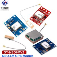 GY-NEO6M V2 NEO-6M GPS Module With Flight Control EEPROM Controller MWC APM2.5 Active Antenna For Arduino 3V-5V RS232 TTL Board
