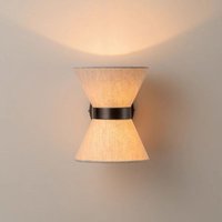 Japanese Wabi-sabi Fabric Wall Lamp Designer Minimalist LED Ambient Light Decor Wall Light for Living Room Bedroom and Corridor