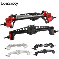 CNC Machined Aluminum Alloy Front and Rear Portal Axle for 1/10 RC Crawler Car Axial SCX10 III AXI03007 Metal Upgrades Parts