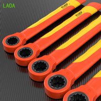 LAOA Insulated plum blossom ratchet wrench withstand voltage 1000V auto repair special tool electric plum blossom wrench