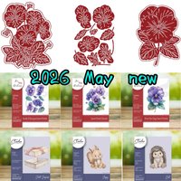 Build a Bouquet Sweet Violets Die Set Metal Cutting Frame Dice 2026 New Templates DIY Scrapbooking Paper Making Crafts Cuts