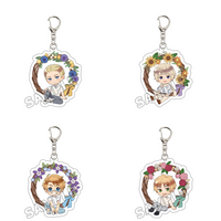 Anime Hetalia Acrylic Stand Keychain Set US UK Russia China Cute Figure Model Plate Desk Decoration Bag Pendant Accessories