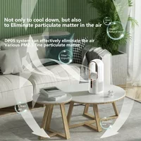 USB Air Cooler 6-speed Silent Timed Air Conditioning Cooling Fan Bladeless Electric Fan Portable Humidifier Air Conditioning Fan