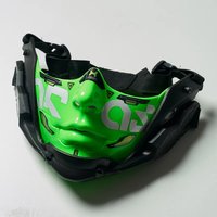 Cyberpunk tactical mask - lightweight half face protective mask | perfect for outdoor cycling and Halloween party costumes