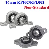 2/4Pcs/10pcs 16MM KP002 KFL002 Bore Diameter Self Aligning Zinc Alloy Flange Pillow Block Bearing kfl002 kp002 16mm Non-Standard