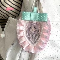 Y-Lace Strawberry Photo Card Holder Sweet Anime Character Kpop Idol Support Card Display Girl Ita Bag Ornament Decor