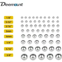 144/20pcs Bicycle Carbon Steel Loose Ball Bearing Dia. 1/4 1/8 3/8 3/16 5/16 5/32-inch 5mm 6mm for MTB Kids Bike Scooter