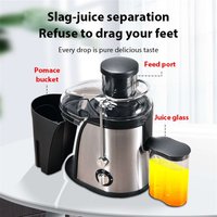 Juicer Machine, 400W Juicer with 3-inch Big Mouth for Whole Fruits and Veg, Juice Extractor with 2 Speeds, Easy to Clean