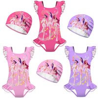 Kids Kpop Bathing Suits Girls, Kpop Little Girls Swimsuit,Girls Bathing Suit,Toddler Girl Swimsuit,Girls One Piece Swimsuits