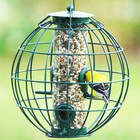 Lantern Bird Cage Metal Bird Feeder Outdoor HangingFeeder with PC Tube Anti-squirrel HummingbirdFeeder