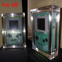 Transparency Acrylic Magnetic Cover Console Display Box Storage Box For Gameboy Classic GB DMG Game Console Cover Shell Box