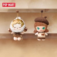 POP MART POP BEAN Coffee Factory Series-Plush Pendant Blind Box 1PC/4PCS Blind Box POPMART Action Figure