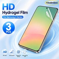 3Pcs Hydrogel Film For Samsung A71 A16 A15 A57 A35 A55 A80 A60 Screen Protector For Samsung A16 A26 A36 A56 A06 Soft Front Film