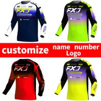 AliExpress FXJ Children Motocross jersey Off road mx jerseys green Dirt Bike Youth Adults racing Enduro MTB Motorcycle Customized name number