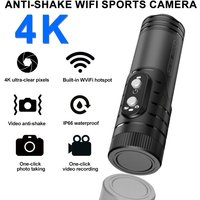 Anti Shake Shotgun Camera 4K 1080P Outdoor Hunting Camera Sport DV WiFi Motorcycle Bike Helmet Camera Action Cam With Flashlight