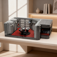 2084pcs MOC Death Star Detention Block Diorama Battle Model Building Blocks Toy Gift Creative Display Collectible Desk Premium