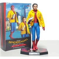 Avengers: Homecoming 1/6 Scale Spider-Man Statue With Real Clothes, For Back-To-School Season, As A Decorative Figurine Or Model