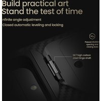 For Samsung Galaxy Z Fold 7 5G Nillkin Magnetic Case Aramid Fiber Carbo Precision Cutout Magsafe S-Pen Camera Stand Protection