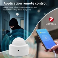 Zigbee 3.0 Smart PIR Motion Sensor Human Body Infrared Detector Security Alarm Works with Tuya Alexa Google Home