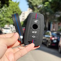 For BMW Case F FEM F30 F31 F32 F34 F20 F21 F10 F40 3 5 7 Series E90 E92 E93 X5 Soft Silicone Protect Key Cover Car Accessories