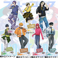 Anime Blue Lock New 15cm Double Insert Acrylic Stand, Popular Football Character, Mother's Day Gift for Bedroom keychain