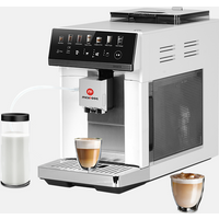 Mcilpoog M3 Automatic Espresso Coffee Machine ,Built-In Milk Frother & Tank, 7 Coffee Varieties, Touchscreen