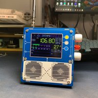 LNA 5.0 Version TEF6686 PLUS Full Band FM/MW/Short Wave HF/LW Radio Receiver with 5000MAH Battery Speaker Antenna