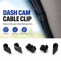 Car Dash Cam Cord Clip Windshield Cable Holder Auto Wire Fix Clamp for Driving Recorder Line Arrangement
