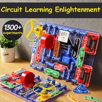 Children STEM Science Experiment Kit Circuit Blocks Physics Electronic Toys For Primary School Students DIY STEM Kits For Kids