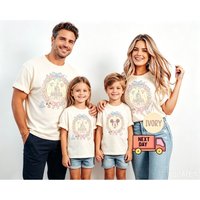 2026 Summer Magic Castle Oversized T-shirt Comfort Colors Ivory Fairy Print Unisex Casual Adult Kid Journey Fantasia Clothing