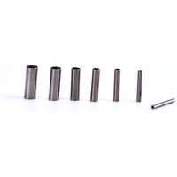 100PCS 1.0~3.2 Brass Fishing Crimps Sleeve Pike Tube Pipe Leader Wire Crimping Sleeves Fishing Gear Accessories