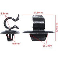 10PCS Bonnet Stay Clip Hood Retainer For Peugeot 3008 5008 Partner Tepee Citroen C2 Berlingo 3792834 For Citroen Vauxhall Vivaro