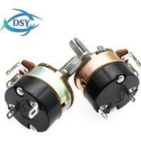 5PCS WH138 Adjustable Resistance Speed Regulator With Switch Potentiometer WH138-1 B5K B10K B20K B50K B100K B250K B500K 10K 100K